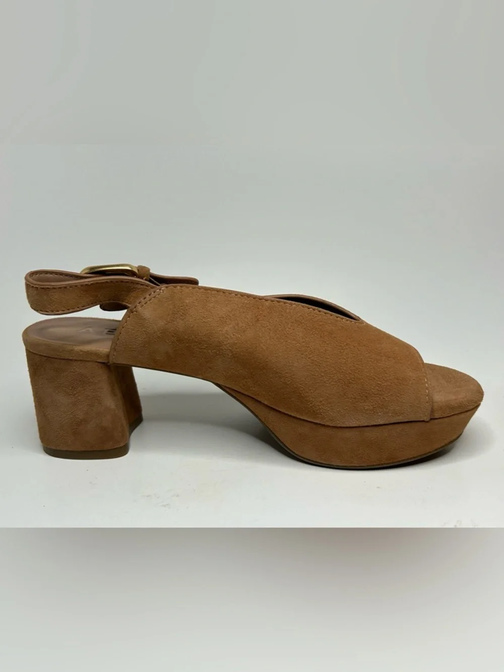 Aerosols Cornelia Slingback Open Toe Platform Sandal Heel Size 8